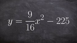 Applying the difference of two squares to solve a quadratic Instructional Video