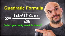 3 Rules of the Quadratic Formula You Can't Forget Instructional Video