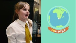 Sir Linkalot: How to spell "sausage" Instructional Video