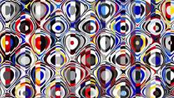 Moving abstract geometric pattern. Stock Footage