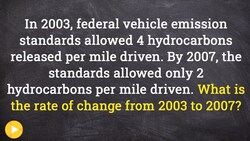 Finding the rate of change of a word problem Instructional Video