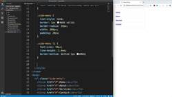Modern HTML and CSS from the Beginning (Including Sass) - Navigation Menu Styling Instructional Video