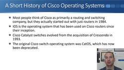 Cisco CCNA 200-301: The Complete Guide to Getting Certified - Cisco Operating Systems Instructional Video