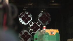 Preparations for Soyuz Rocket Launch from Kazakhstan News Clip
