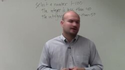 How to determine if two events are mutually exclusive or not Instructional Video