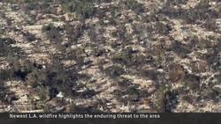 Hughes fire forces thousands to flee L.A. News Clip