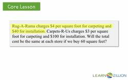 Substituting Values to Determine Solutions in Linear Equations Instructional Video