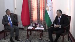 CLEAN : Chinese FM Wang Yi meets his Tajik counterpart in Dushanbe News Clip