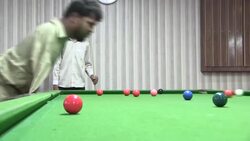 CLEAN : Born without arms, Pakistani snooker player masters the game News Clip