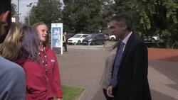 Stock footage of Gavin Williamson as he reportedly told civil servant ‘slit your throat’ News Clip