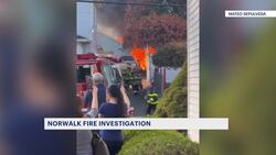 Caught on Camera: Norwalk garage catches fire News Clip
