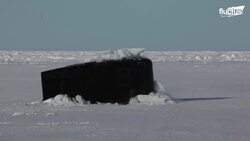 Massive US Submarine Breaks Through Thick Ice to Resurface in Arctic Instructional Video