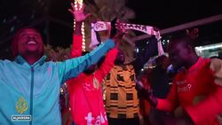 African fans: Food delivery drivers bring cross-continent support News Clip