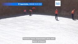 Construction starts on first underground school in Ukrainian city of Zaporizhzhia News Clip