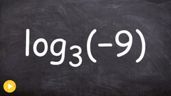 Can you evaluate a log for a negative number Instructional Video
