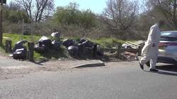 Fly-tipping seen in Birmingham as bin strike continues News Clip