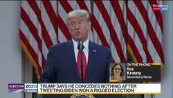 Trump Tweets He Concedes Nothing on Election News Clip