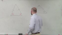 Using the Isosceles triangle theorem to find the measure of x Instructional Video