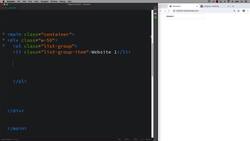 Modern Web Design with HTML5, CSS3, and JavaScript - Styling HTML Lists with Bootstrap Instructional Video