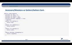 Complete Java SE 8 Developer Bootcamp - Getters and Setters: Part 1 Instructional Video