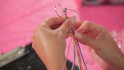 Make a Chinese Staircase Friendship Bracelet out of Lanyard Instructional Video
