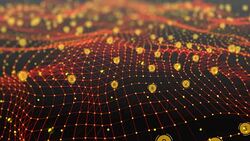 4K Plexus Background (loopable) Stock Footage