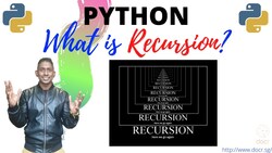 Recursion in Python! Instructional Video