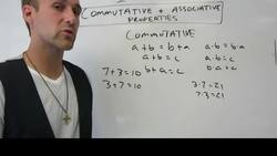 Algebra - Associative and Commutative Properties Instructional Video