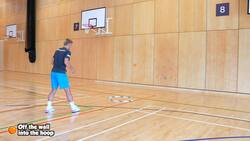 Throwing & Catching - Off the wall into the hoop Instructional Video