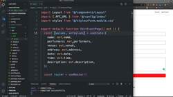 Next.js from Development to Deployment - Edit Event and Image Preview Instructional Video