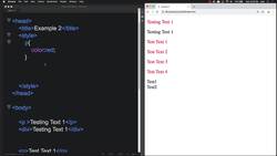 HTML CSS and JavaScript for Beginners - A Web Design Course - CSS Style Tag Styling Instructional Video
