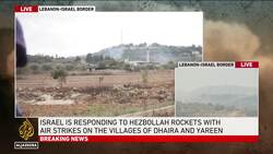 Israel-Lebanon border tensions: Hezbollah and Israeli army exchange fire News Clip