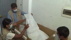 CLEAN : Mummy up to 1,200 years old bound with ropes amazes archaeologists in Peru News Clip