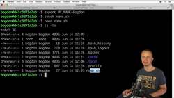 Linux Fundamentals - Solution – Script with Environment Variables Access Instructional Video