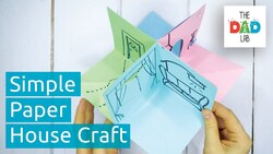How to Make a 3D Paper House Instructional Video