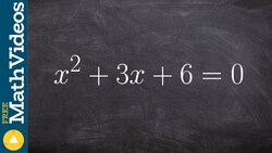 Learning to complete the square to solve a quadratic equation Instructional Video