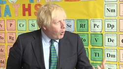 PM explains face mask policy on visit to school News Clip