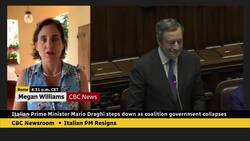 Italian Prime Minister Mario Draghi resigns News Clip