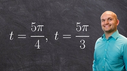 Finding the x and y coordinates for a given point on the unit circle Instructional Video