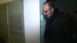 CLEAN : French PM Edouard Philippe visits Auschwitz-Birkenau death camp News Clip