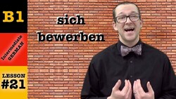 Rainer bewirbt sich für die Stelle bei Aldi - Intermediate German with Herr Antrim Lesson #21 Instructional Video