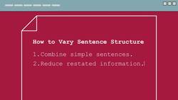 Revising Simple Sentences Instructional Video
