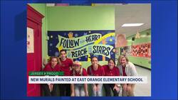 Jersey Proud: East Orange volunteers paint new murals for elementary school News Clip