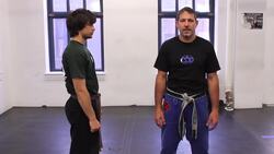 Defend against a Rear Bear Hug with Arms Pinned in Krav Maga Instructional Video
