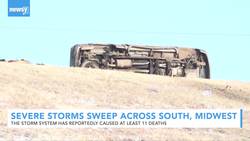 Death Toll Rises As Severe Storms Sweep Across The South, Midwest News Clip