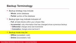Oracle Database Administration from Zero to Hero - Performing RMAN Backups - Part I (1 of 2) Instructional Video