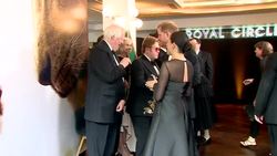 Prince Harry and Meghan Markle Talk to Sir Tim Rice News Clip