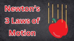 Newton's 3 Laws of Motion Explained with Calculations Instructional Video