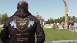CLEAN : Argentine veterans honour war dead ahead of 40th anniversary of Falklands war News Clip