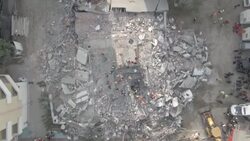 CLEAN : Aerial images of earthquake-hit Albanian city Durres News Clip
